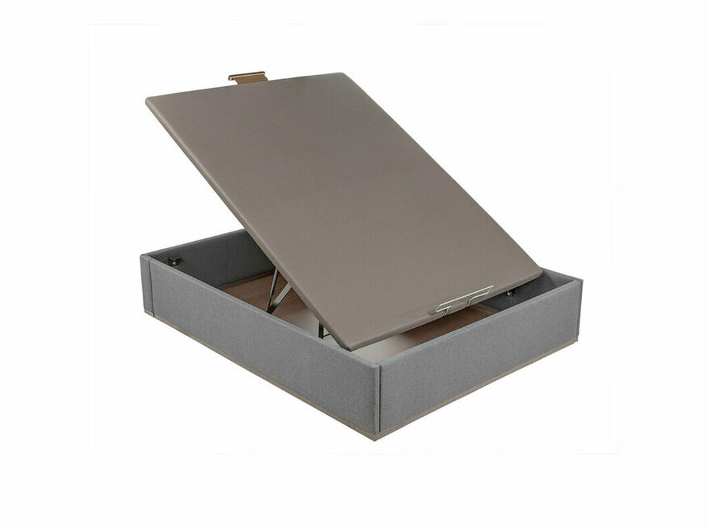 Canapé abatible de alta capacidad tapa única color piombo - DESIGN TAPIZADO DESIGN TAPIZADO