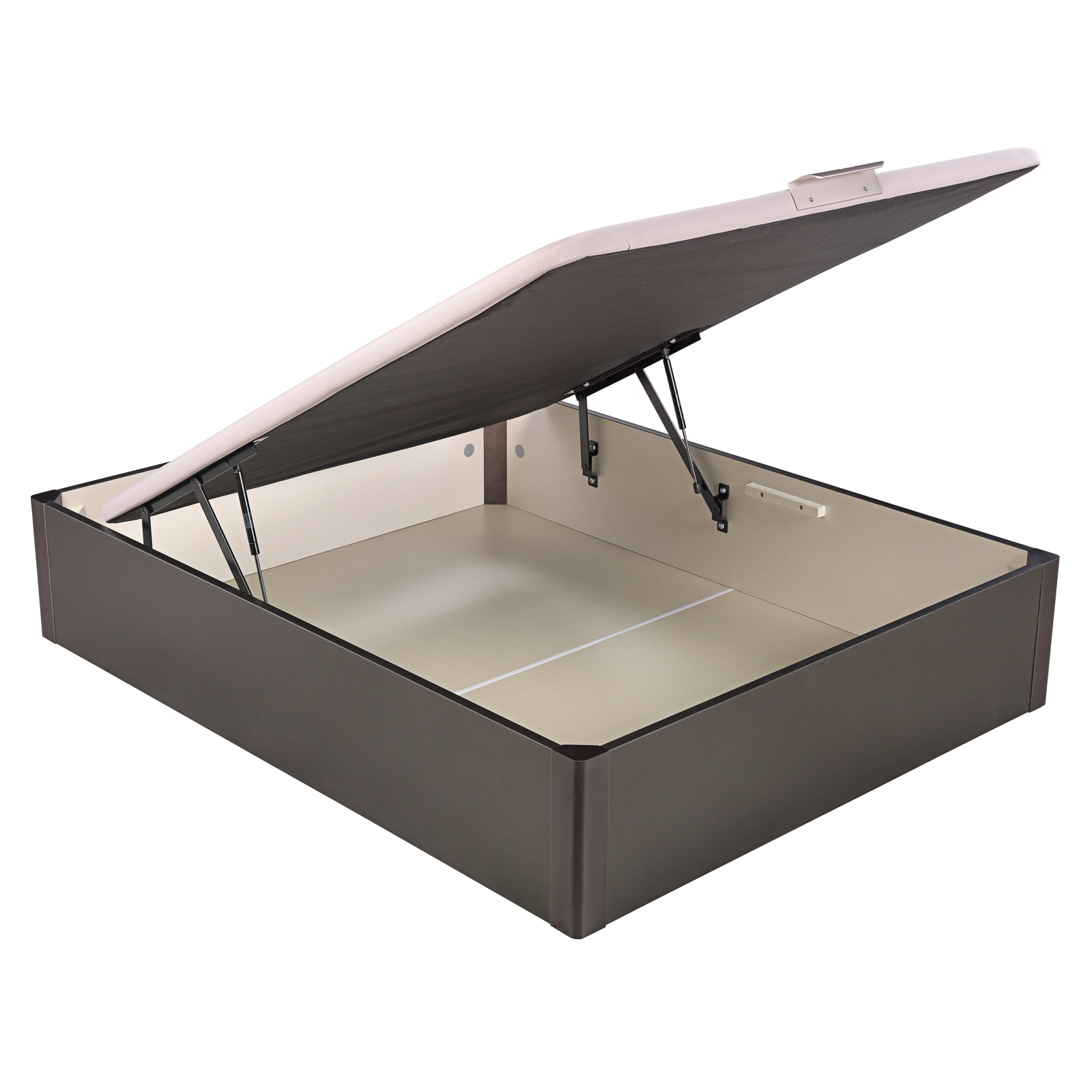 Canapé abatible de madera de alta capacidad tapa única de color wengué DESIGN