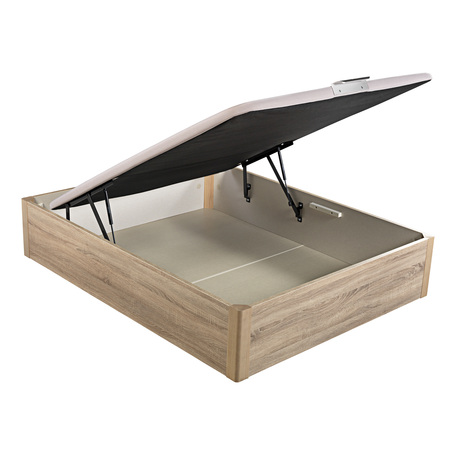 Canapé abatible de madera de alta capacidad tapa única de color natural DESIGN