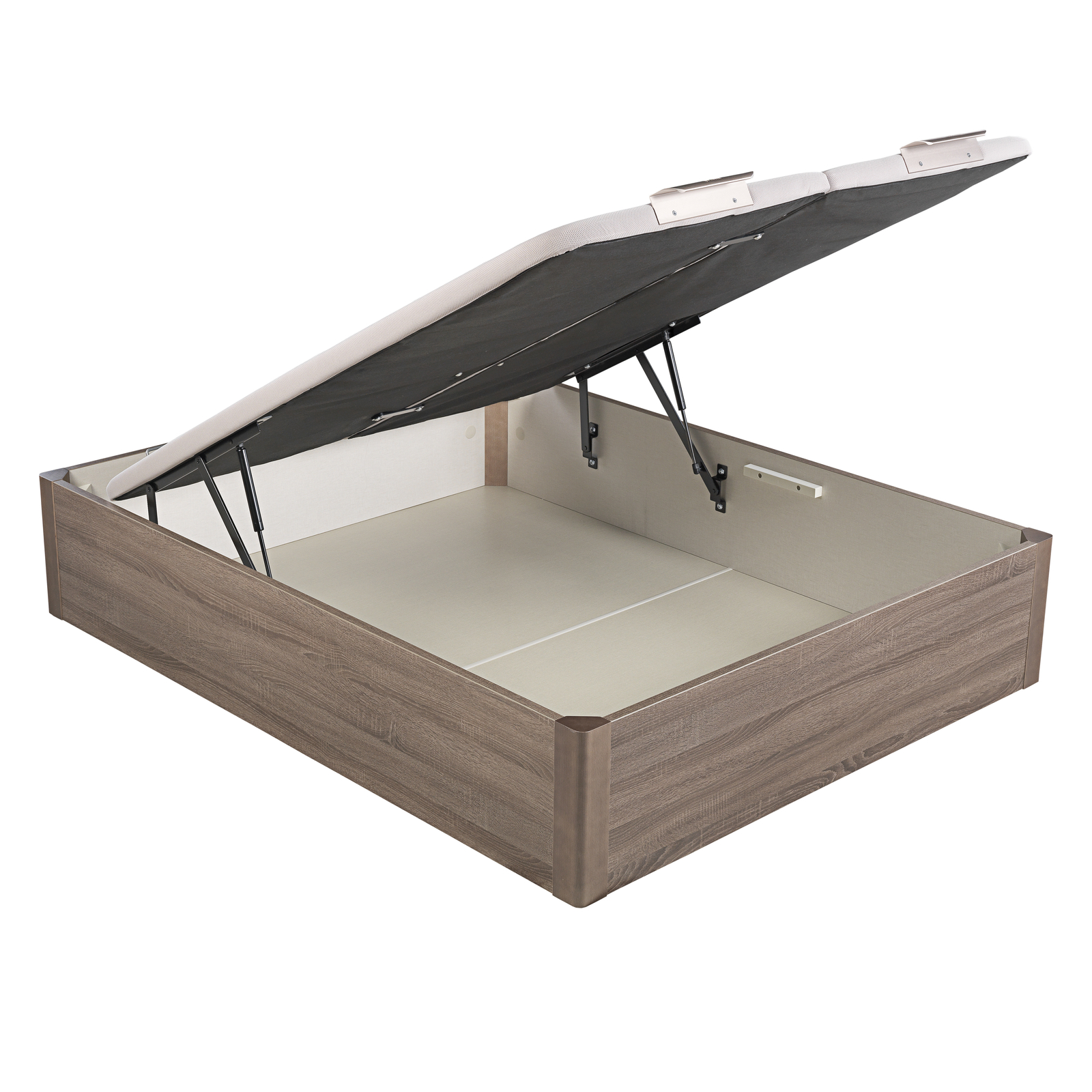 Canapé abatible de madera de alta capacidad tapa doble de color roble DESIGN