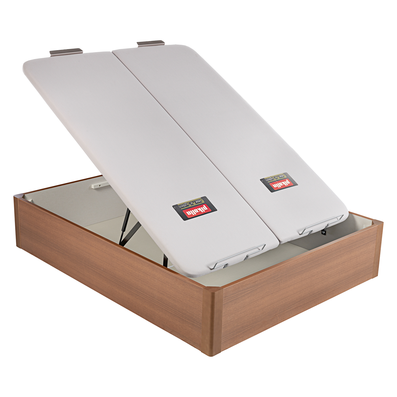 Canapé abatible de madera de alta capacidad tapa doble de color cerezo DESIGN