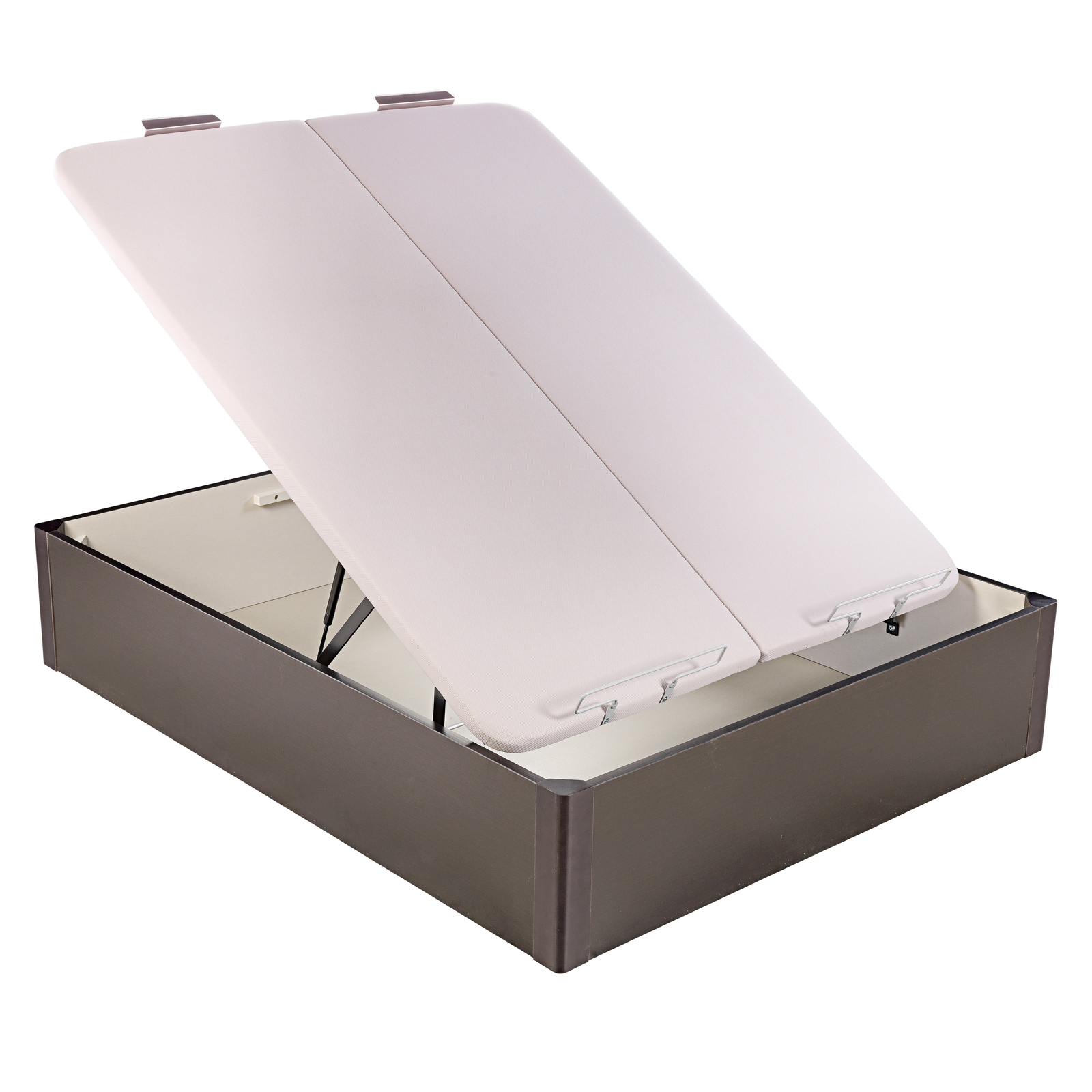 Canapé abatible de madera de alta capacidad tapa doble de color wengué DESIGN