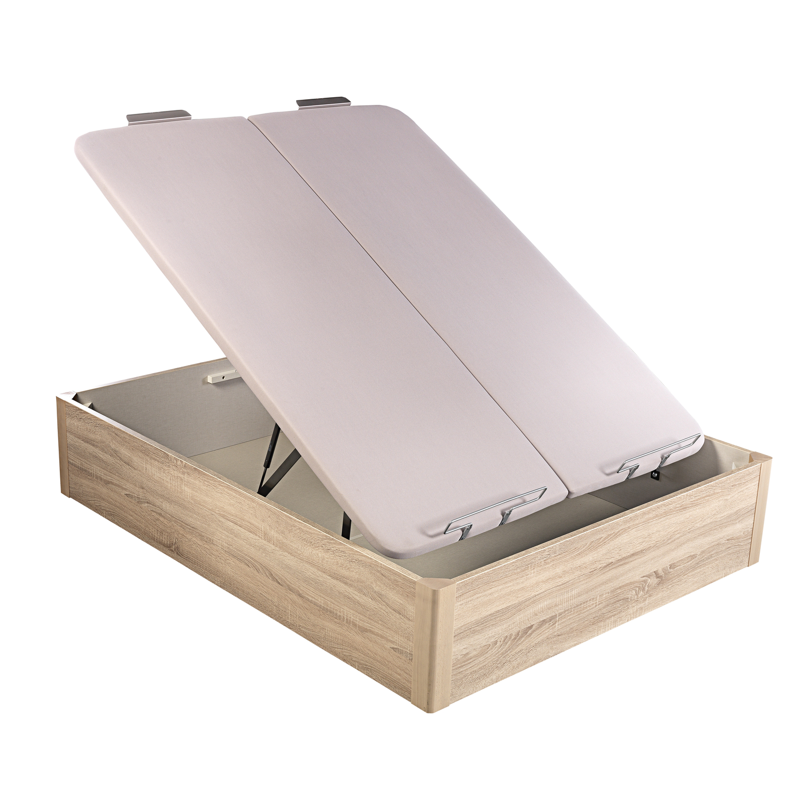 Canapé abatible de madera de alta capacidad tapa doble de color natural DESIGN