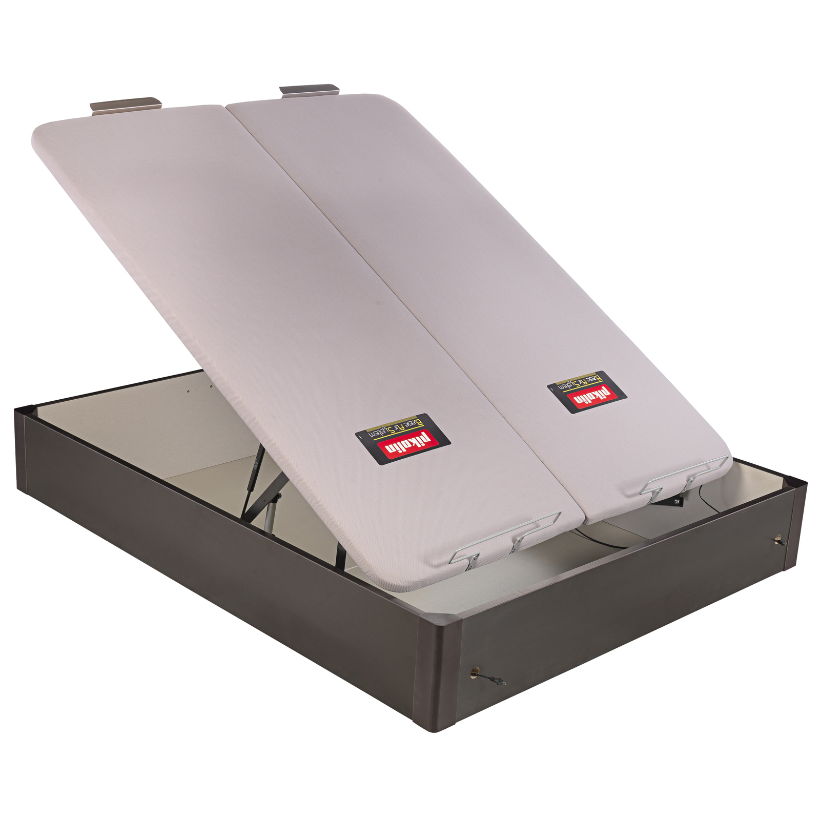 Canapé abatible de madera eléctrico  de tapa doble de color wengué DESIGN